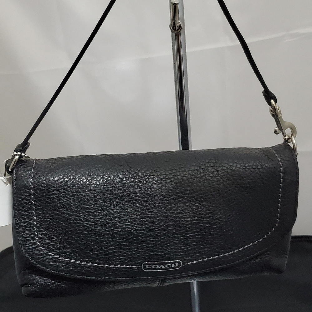 Coach Park Leather Large Flap Wristlet 49177